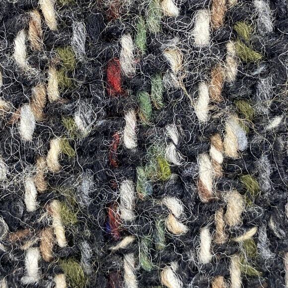 HELENA RUUTH Scarf Womens Wool Blanket Striped Handmade Ireland Vtg 11 x 64 - Picture 5 of 10